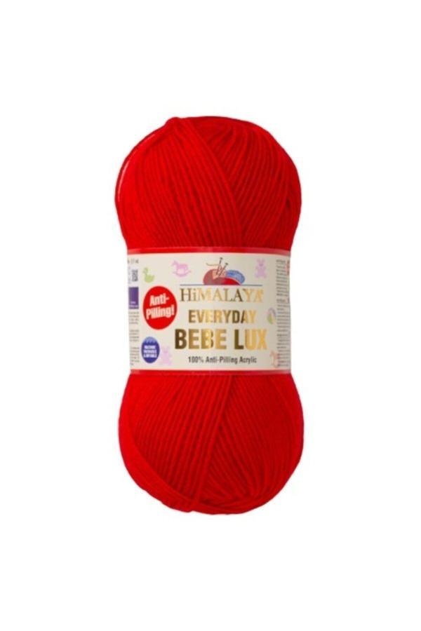 Everyday Bebelux El Örgü Ipi 5'li Paket 70406 Kırmızı - Image 1