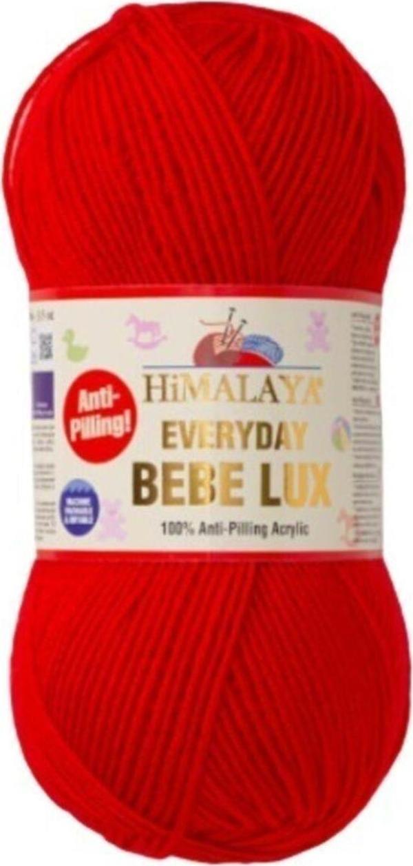 Everyday Bebelux El Örgü Ipi 5'li Paket 70406 Kırmızı - Image 1
