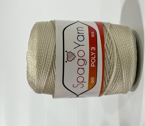 Spago Yarn Balım Örgü Evi Polyester Makrome 100gr sy015 - Image 1