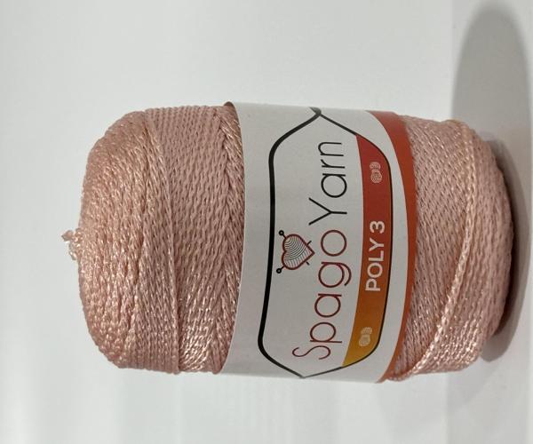 Spago Yarn Balım Örgü Evi Polyester Makrome 100gr sy070 - Image 1