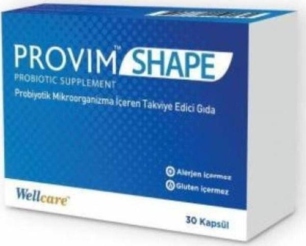 Wellcare Std Provım Shape Probiyotik İçeren Takviye Edici Gıda 30 Kapsül ( Teklidir ) - Image 1