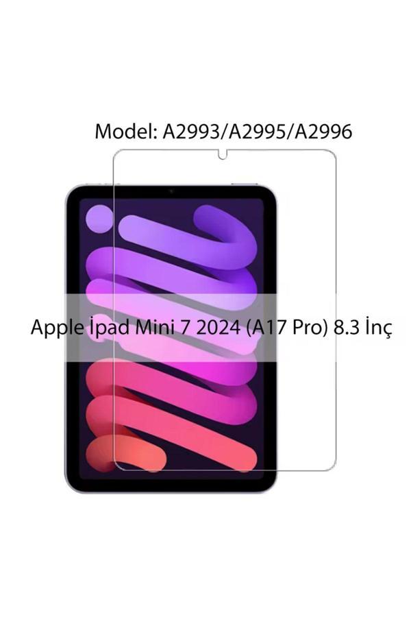 Yesnıce Apple İpad Mini 7 2024 (A17 Pro) 8.3 İnç Uyumlu Nano Esnek Kırılmaz Ekran Koruyucu - Image 1