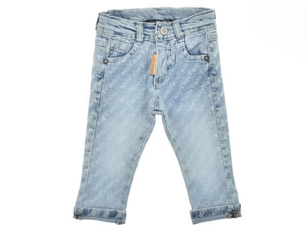 Komple Boys Baskılı Erkek Kot Pantolon Mavi - Image 1