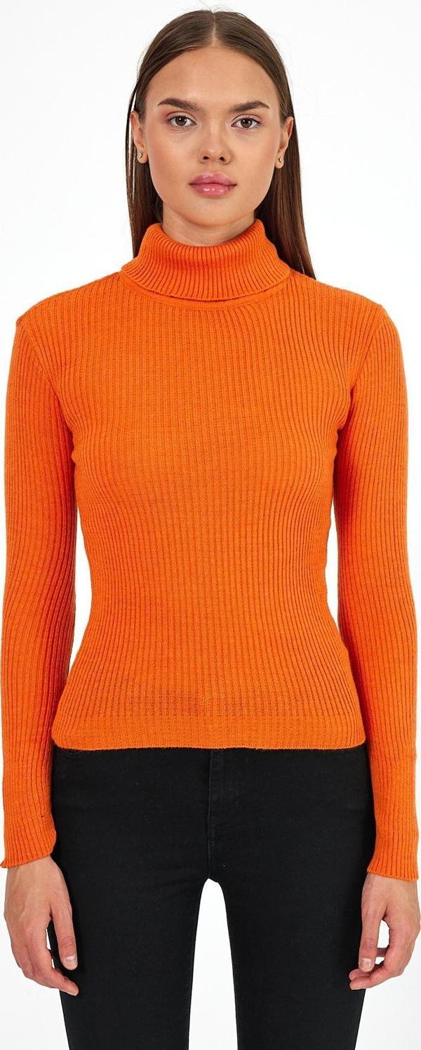 Kadın Balıkçı Yaka Orlon Badi Triko 4453 - Image 1