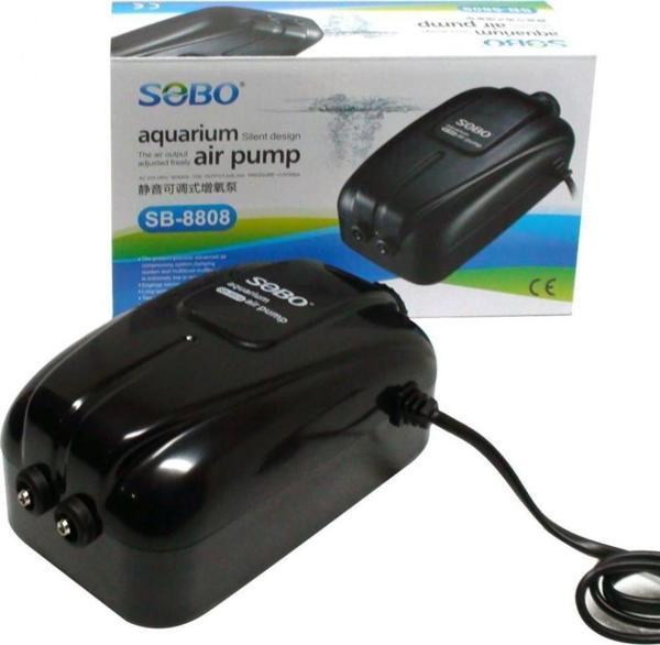 Sobo SB-8808 Hava Motoru 2 ÇIKIŞ 5,8W 2X6 Lt/Min  - Image 1