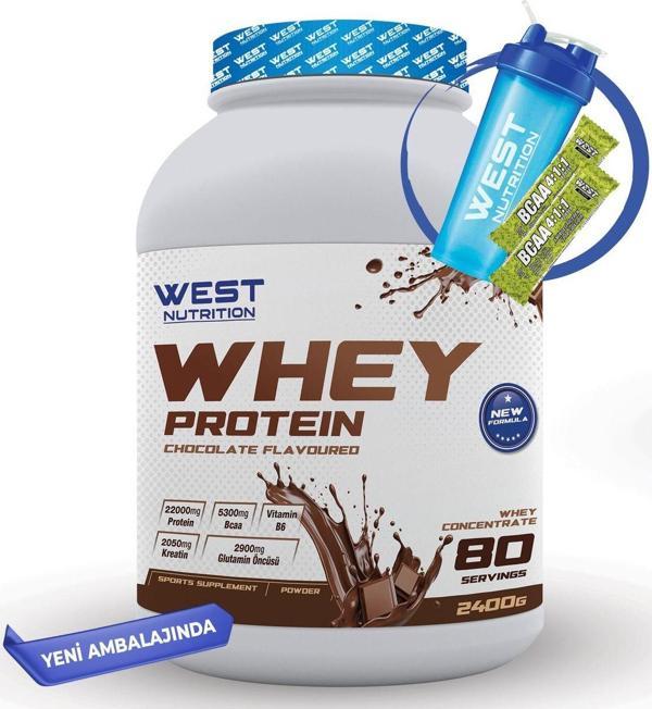 West Nutrition Protein Tozu 2400 Gr 80 Servis Çikolata Aromalı - Image 1
