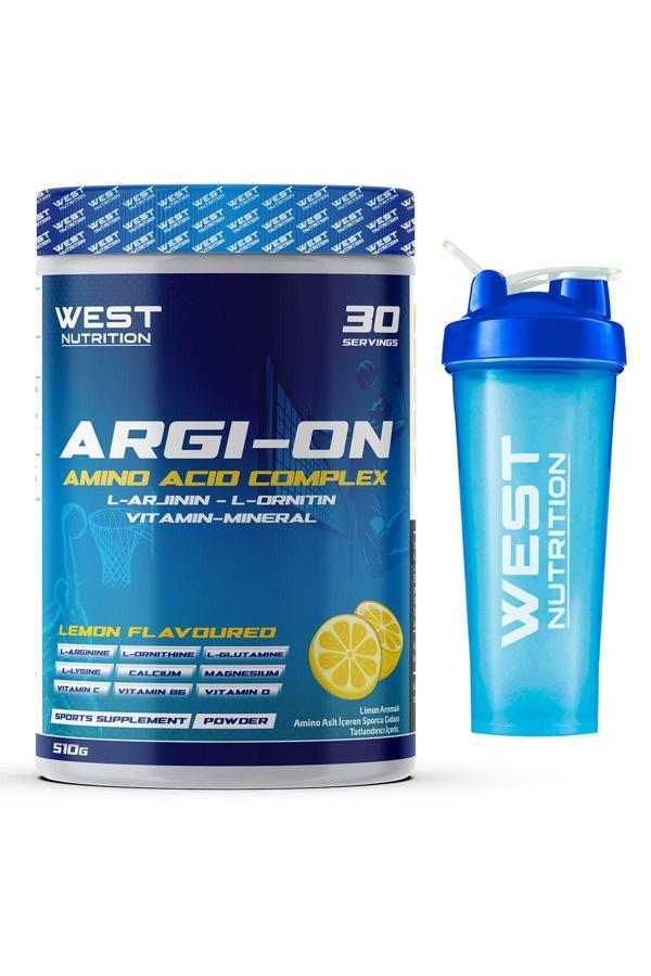 West Nutrition Argıon L-Arjinin L-Ornitin Amino Asit Kompleks 510 Gr 30 Servis Limon Aromalı - Image 1