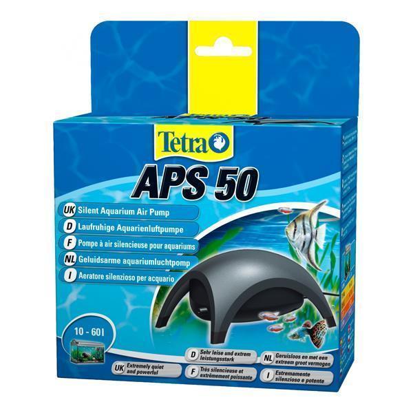 Tetra APS 50 Hava Motoru Tek Çıkışlı Siyah 10-60 LT Akvaryumlara Uygundur - Image 1