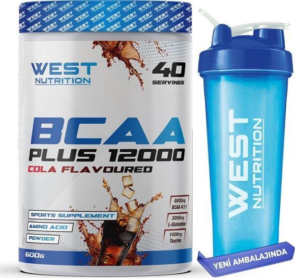 West Nutrition Bcaa Plus L-Glutamin Taurin 40 Servis 600 Gr Kola - Image 1