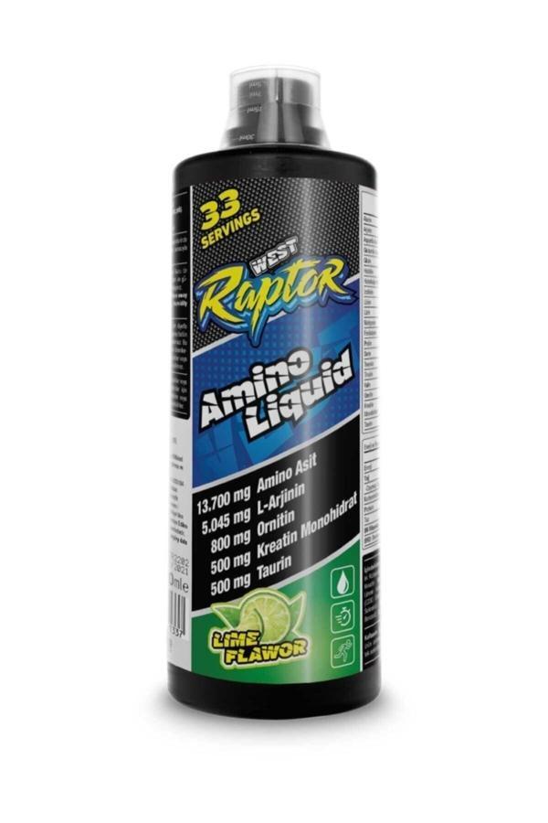 West Nutrition Raptor 1000 Ml. Amino Asit Likit - Misket Limonu - Image 1