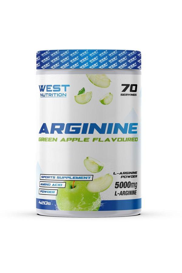 West Nutrition L Arginine ( Arjinin ) 420 Gr Yeşil Elma Aromalı - Image 1