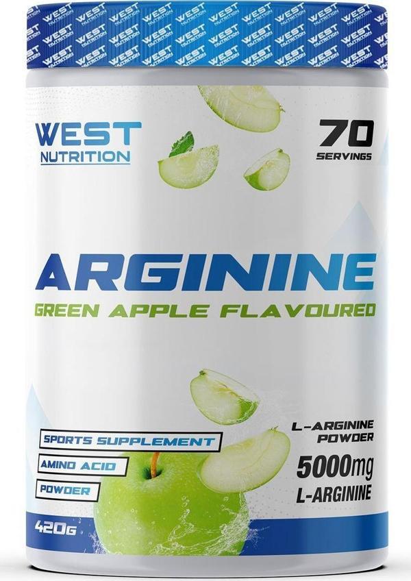 West Nutrition L Arginine ( Arjinin ) 420 Gr Yeşil Elma Aromalı - Image 1