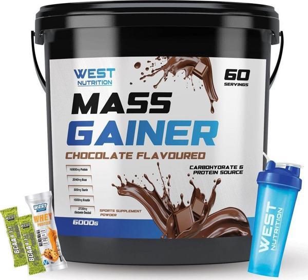 West Nutrition Mass Gainer 6000 Gr - Çikolata - Image 1