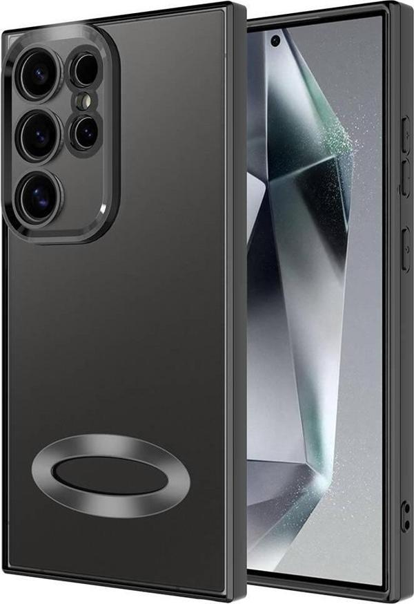 Samsung Galaxy S24 Ultra Uyumlu Kamera Korumalı Logo Yeri Açık Lazer Lesim Silikon Kılıf - Image 1