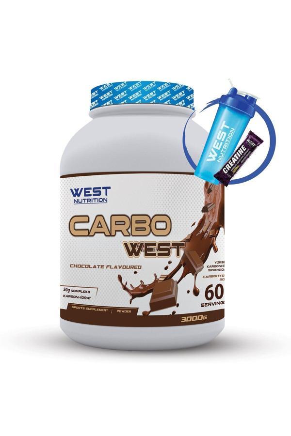 West Nutrition Carbowest Karbonhidrat Tozu 3000 Gram 60 Servis (Çikolata) - Image 1