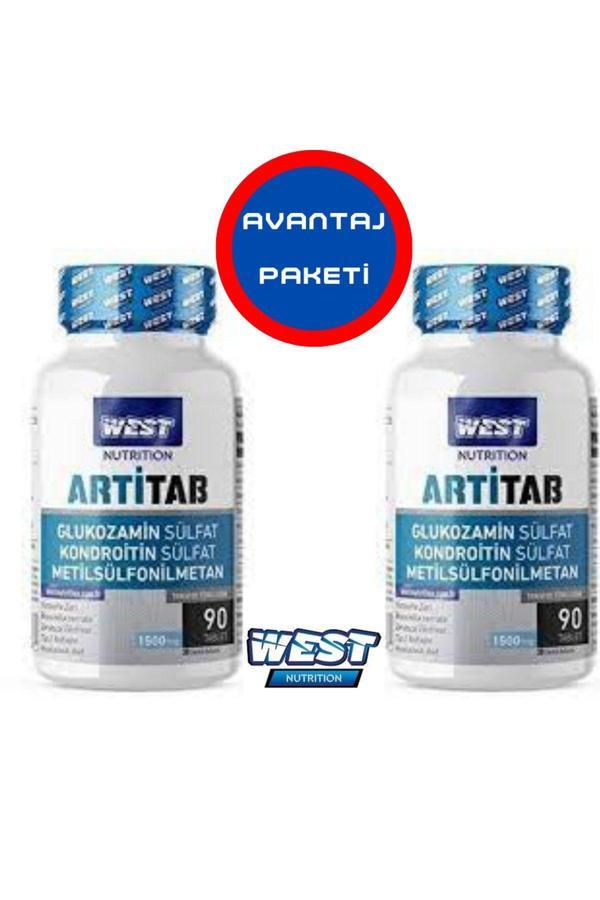 West Nutrition Artitab Glukozamin Kondroitin Msm ( Tip 2 Collagen Ve Hyarulonik Asit ) 2 X 90 Tablet - Image 1
