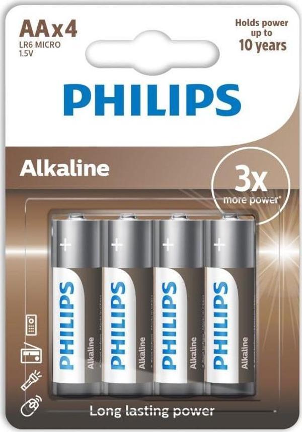 Philips Alkalin Kalem Pil AA 4 Lü - Image 1