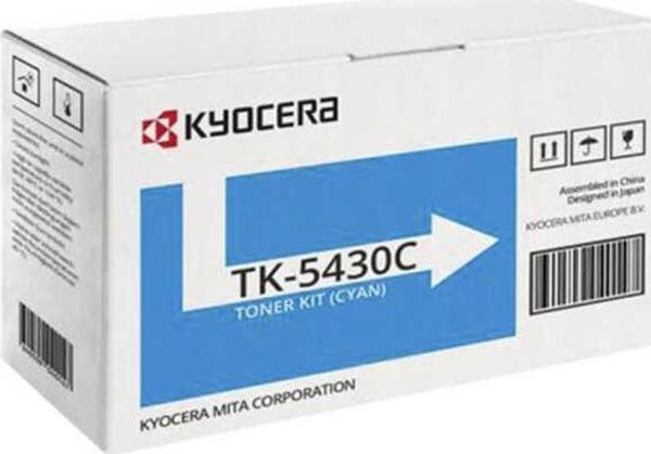Kyocera Tk-5430C Cyan Mavi Orjinal Fotokopi Toneri Ecosys Ma2100- Pa2100 1.250 Sayfa Kapasiteli - Image 1