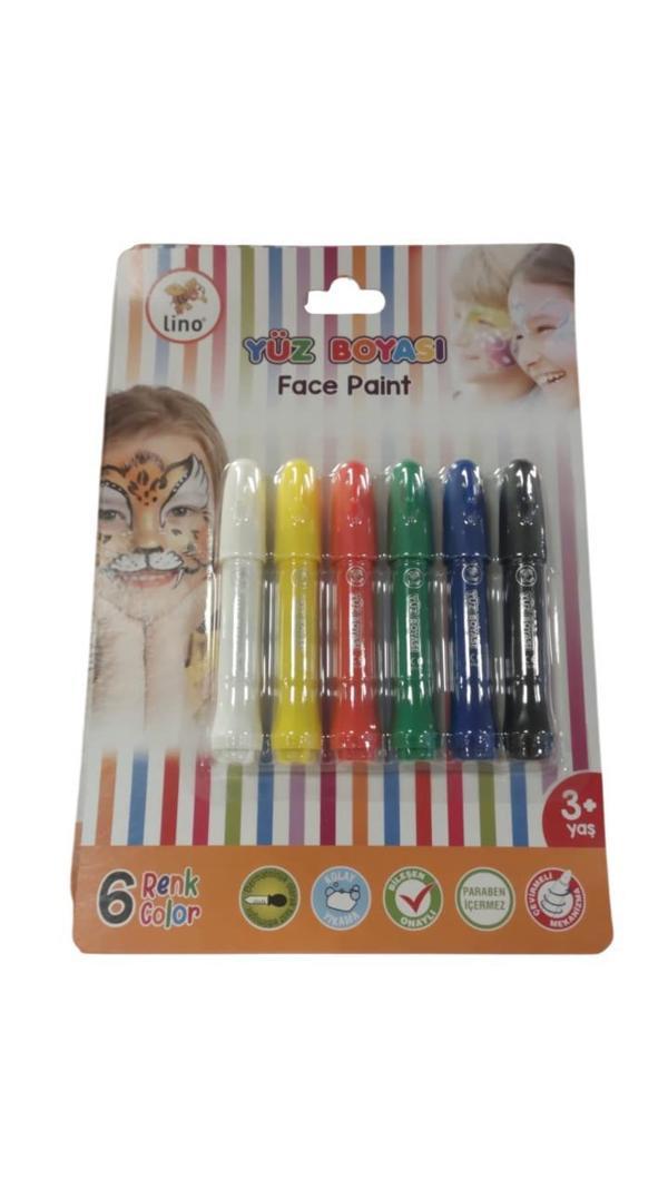 Lino Yüz Boyası Yıkanabilir 6 Renk Ln-905 - Image 1