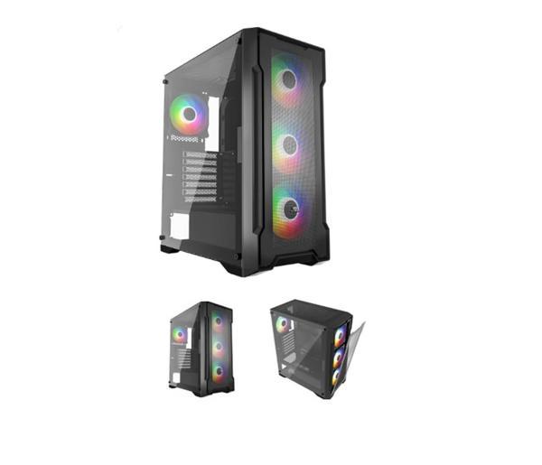 Gamebooster Falcon Gb-A750B 750W 80+ Bronze Usb 3.0 Mesh Argb Atx Mid Tower Gaming Boş Bilgisayar Kasası - Image 1