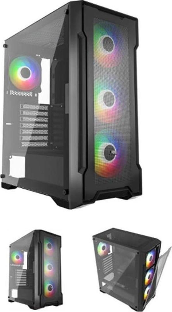 Gamebooster Falcon Gb-A750B 750W 80+ Bronze Usb 3.0 Mesh Argb Atx Mid Tower Gaming Boş Bilgisayar Kasası - Image 1
