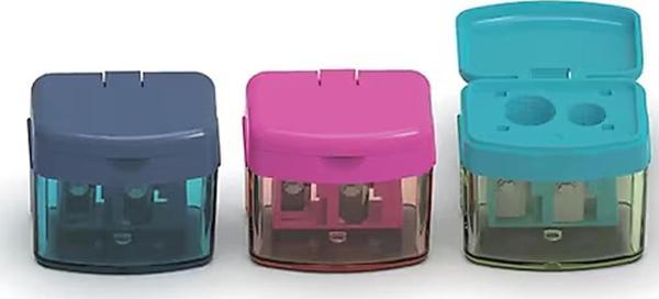 Faber-Castell Kalemtıraş Minibox Duo Trendy 5140 382901 (12 Li Paket) - Image 1