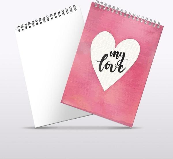 My Mia Art Motto Bloknot Seri My Love Not Defteri 12X17 Cm - Image 1