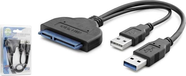 Hadron Hdx7549 Usb3.0 To Sata Çevirici 2.5" Güç Girişli Siyah - Image 1