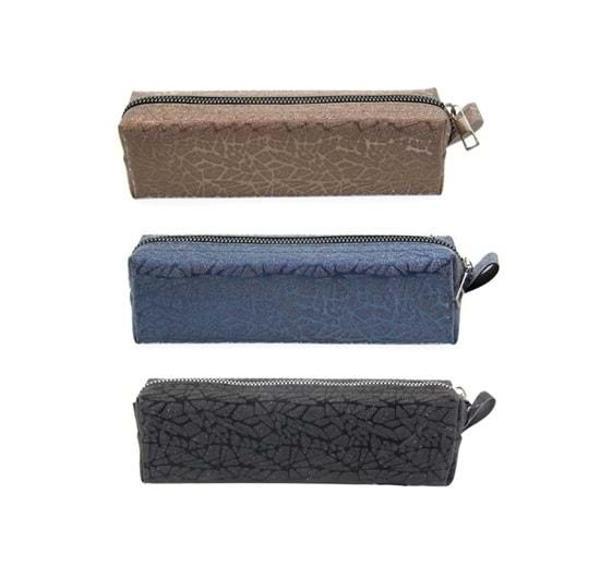 B&D Kalem Çantası Simli Yaprak Desesen Küçük Boy Kcs245 (Karışık Renk 1 Adet) - Image 1
