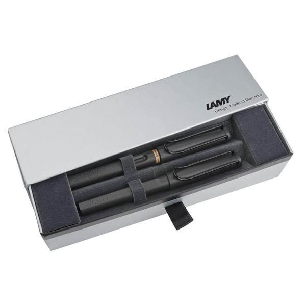 Lamy Dolma Kalem + Roller Kalem Seti Safari Mat Siyah 2 Li Set - Image 1
