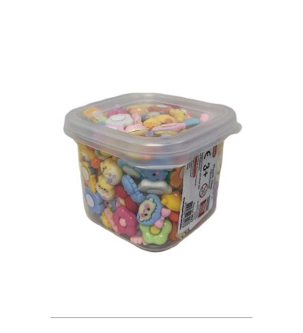 Misyon Sticker 3-D ( Plastik Mini Aksesuar) Yapışkanlı Msy-6897 (200 Lü Paket) - Image 1