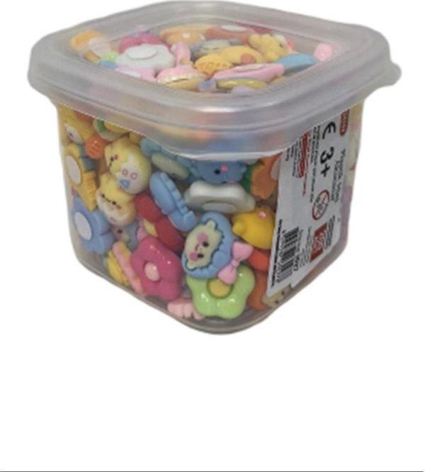 Misyon Sticker 3-D ( Plastik Mini Aksesuar) Yapışkanlı Msy-6897 (200 Lü Paket) - Image 1