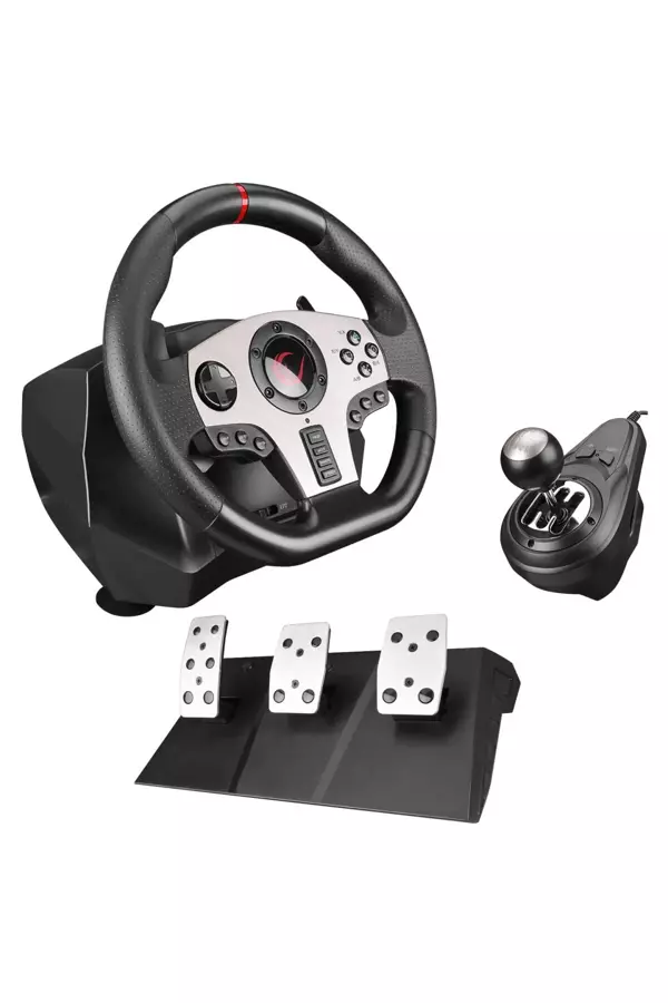 Rampage V902 Oyuncu Direksiyon Seti Pc Uyumlu 3 Pedallı Oyuncu Direksiyonu ( Sadece Pc Uyumlu ) - Image 1
