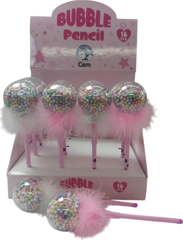 Dolphin Geçmeli Kurşun Kalem Baloncuk Pop-1903 (16 Lı Paket) - Image 1