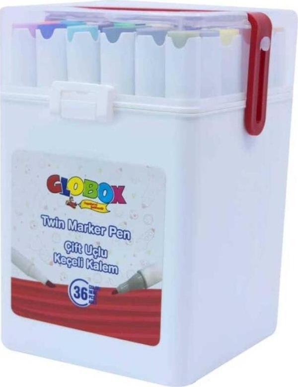 Globox Keçeli Kalemçift Uçlu 36 Renk 3683 - Image 1