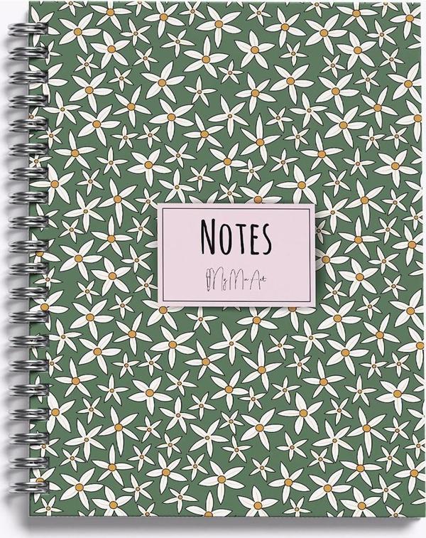 My Mia Art Sert Kapaklı Defter Yaz Seri Starflower-Midi Not Defteri 14X20 Cm - Image 1