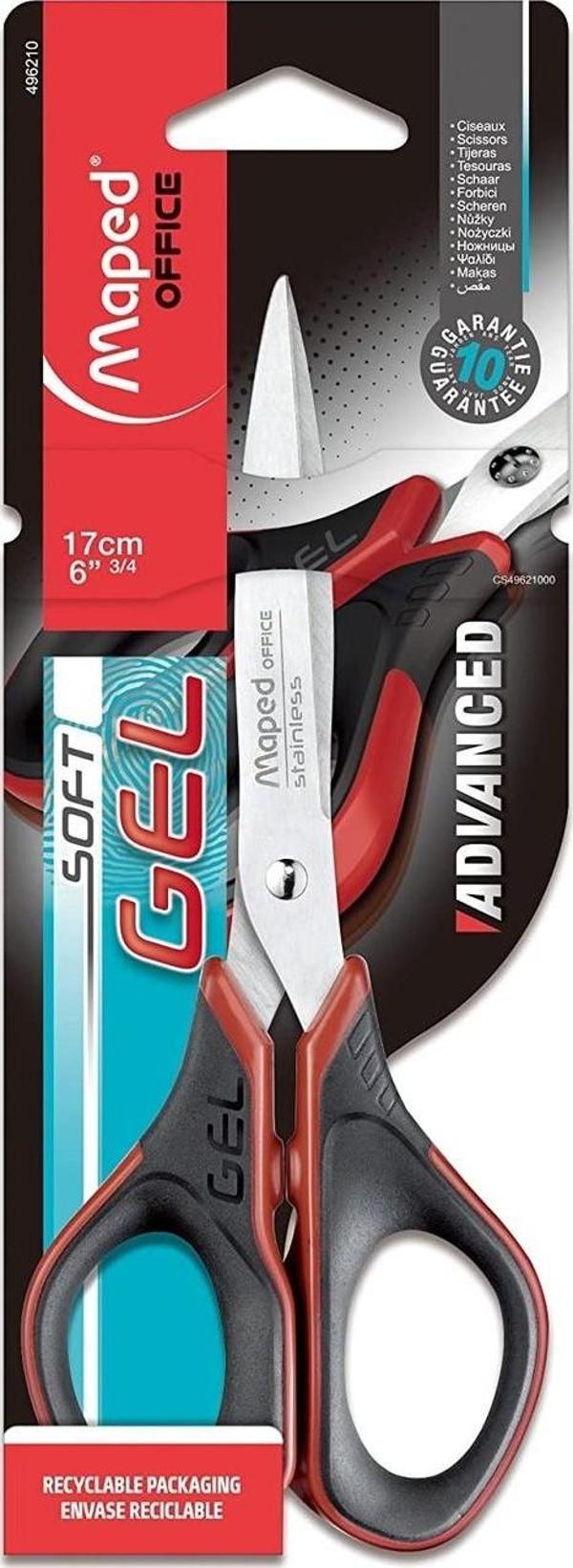 Maped Makas Advanced Gel Simetrik 17 Cm 496210 (1Adet) - Image 1