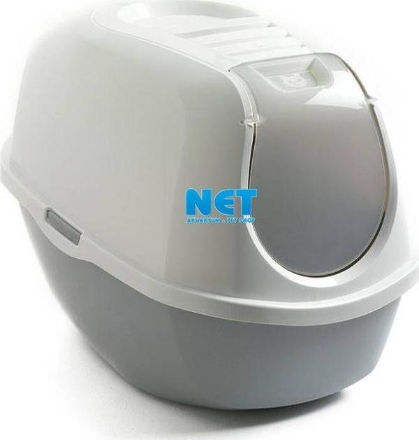Moderna Smart Kapalı Kedi Tuvalet Kabı Gri 53 cm - Image 1