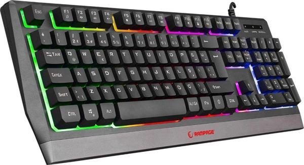 Rampage Kb-R52 Style Rainbow Aydınlatmalı Gaming Oyuncu Klavyesi - Image 1