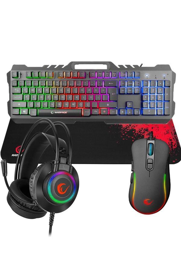 Rampage Jammer Pro Combo Gaming Oyuncu Set - Image 1