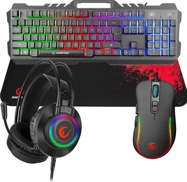 Rampage Jammer Pro Combo Gaming Oyuncu Set - Image 1