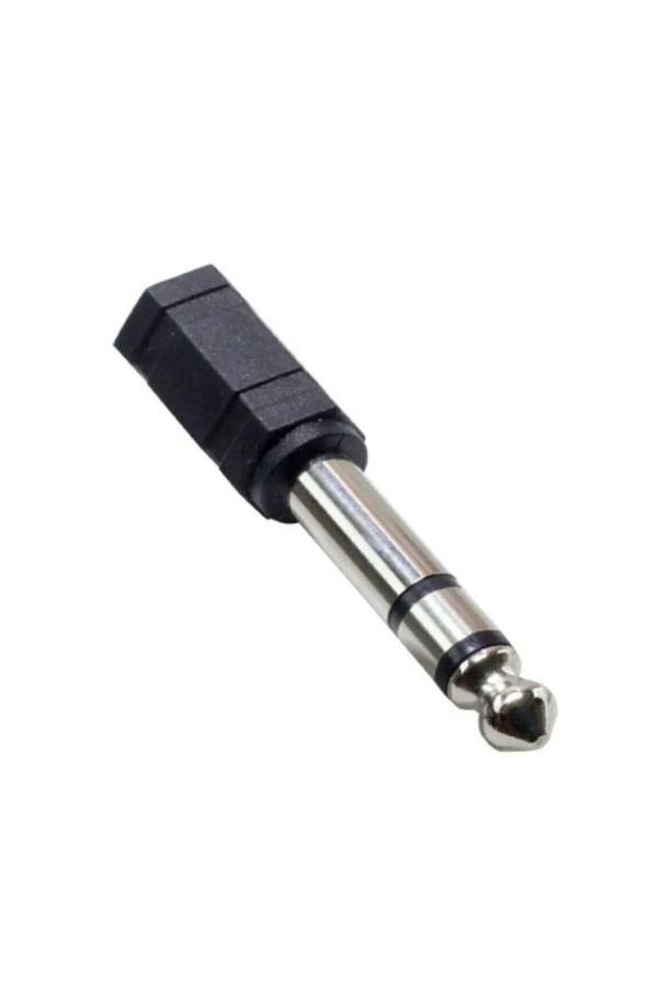 3.5mm AUX SES STEREO SİTERYO 6.3mm ÇEVİRİCİ JACK çevirici jak dönüştürücü adaptör İNCE. - Image 1