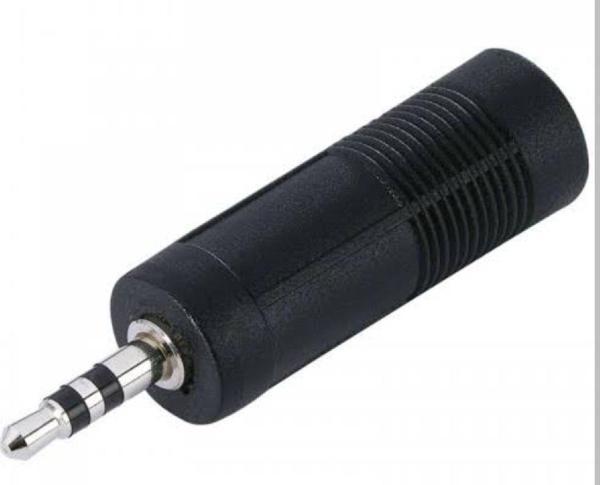 6.3mm AUX SES STEREO SİTERYO 3.5mm ÇEVİRİCİ JACK çevirici jak dönüştürücü adaptör KALIN. - Image 1