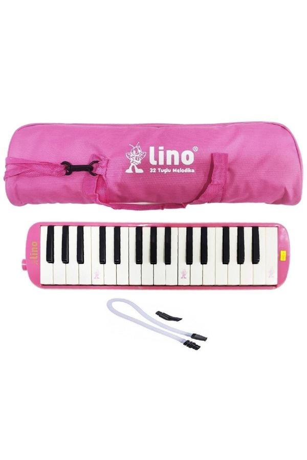 Lino Pembe Melodika 32 Tuşlu Bez Çantalı - Image 1