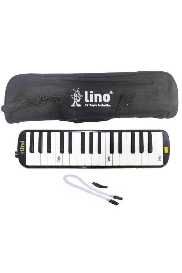 Lino Siyah Melodika 32 Tuşlu Bez Çantalı - Image 1