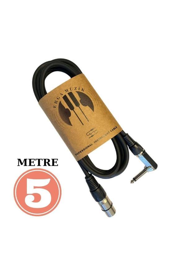 MİKROFON KABLOSU 5M STÜDYO CONDENSER MİKROFON KABLOSU  XLR DİŞİ/L KONNECTOR KABLOSU - Image 1