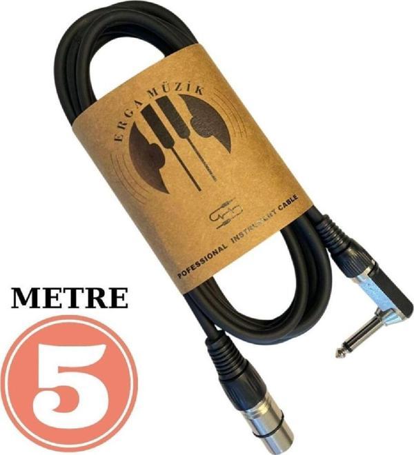 MİKROFON KABLOSU 5M STÜDYO CONDENSER MİKROFON KABLOSU  XLR DİŞİ/L KONNECTOR KABLOSU - Image 1