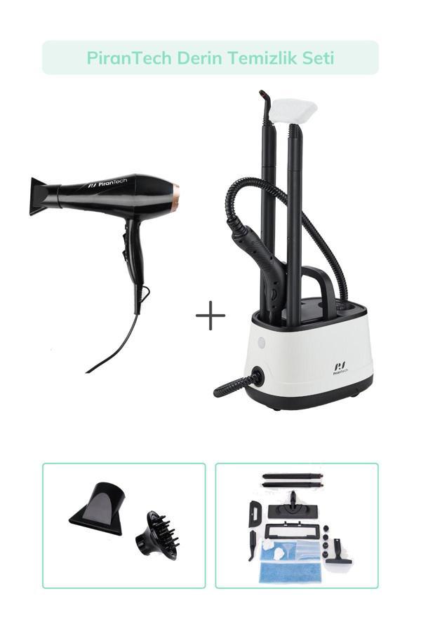Pirantech Cb-101A Buharlı Temizlik Makinası / Ks224 Profesyonel Fön Makinesi - Image 1