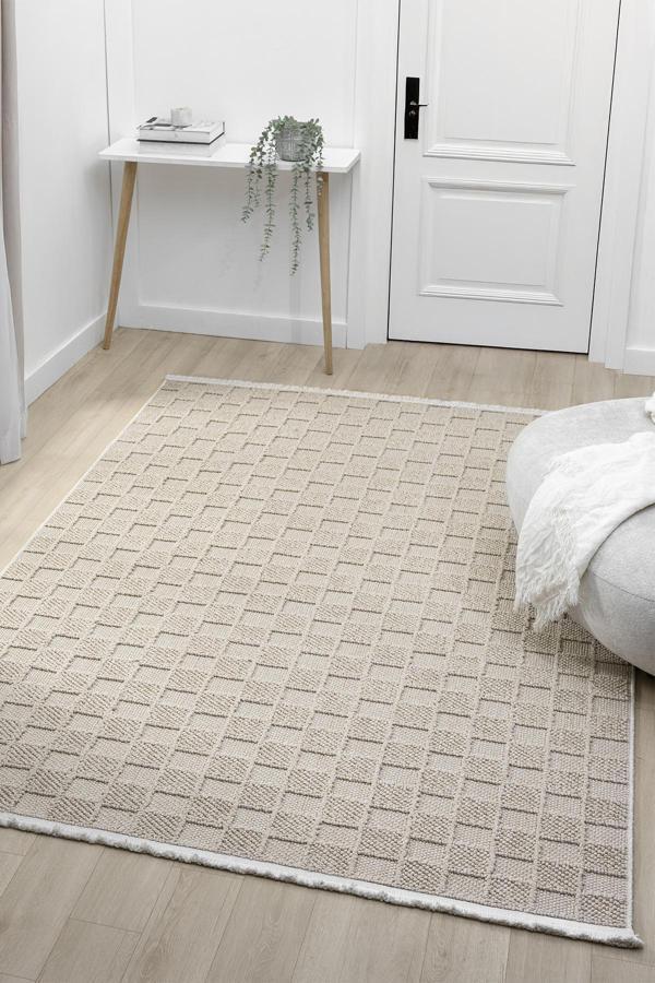 Fizy Bej Multi Halı Loop Sisal Halı Modern Dokuma Oturma Odası Salon Halısı 13795B - Image 1