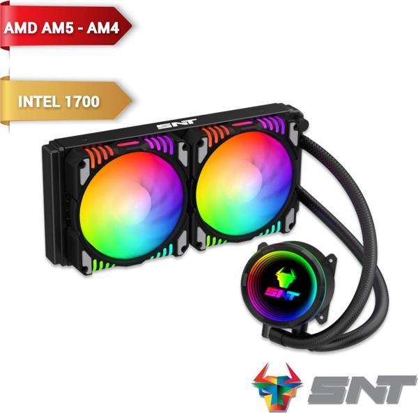 Snt Energy SS240-2F-B 240 Mm. Siyah Sıvı Soğutma - Image 1
